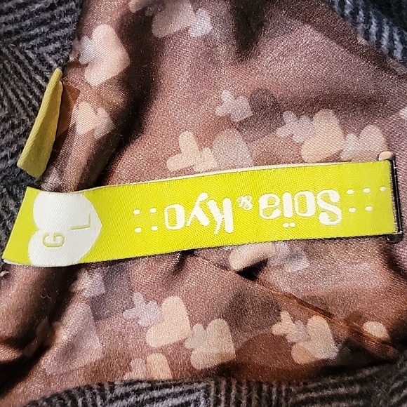 Soia & Kyo Hearingbone winter jacket - Picture 4 of 10